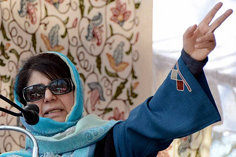 Peoples Democratic Party (PDP) President and MP Mehbooba Mufti in Srinagar