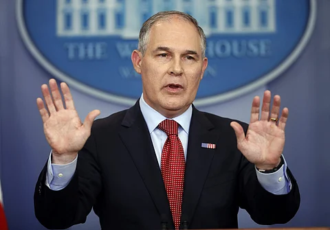 EPA Administrator Scott Pruitt Pruitt said he will sign the proposed rule on Tuesday. (File photo | AP)