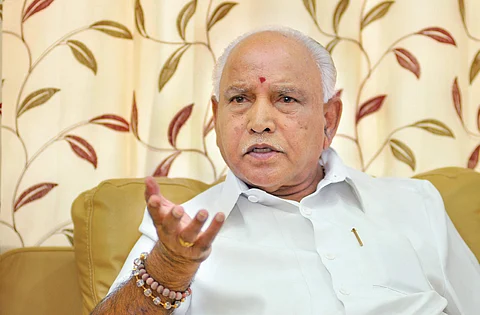 Crime rate in Karnataka is going up, says B S Yeddyurappa