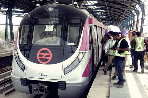 The inauguration of Delhi Metro's Magents Line was previously put on hold due to various bureaucratic reasons, one of them being the selection of a personality to perform the opening. (Photo | DMRC)