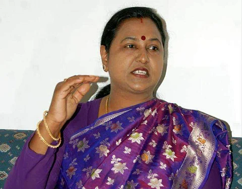 DMDK chief Vijayakanth’s wife Premalatha (File | EPS)