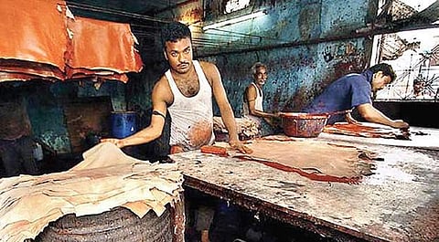 Leather industry