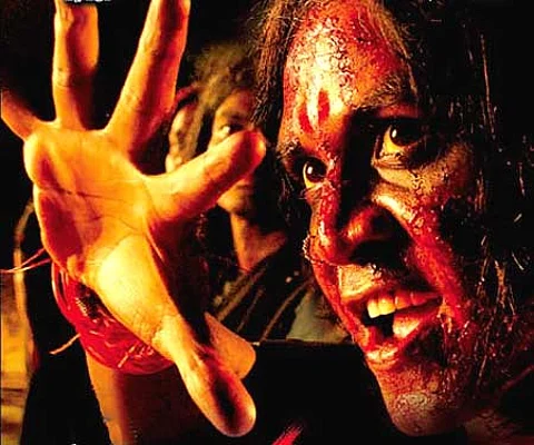 The poster of 'Kanchana- Muni 2'.