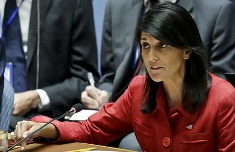 US Ambassador to the UN Nikki Haley. (Photo |AP)