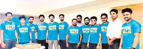 Team Offer Panda at Mobile 10X incubation center in government cyberpark in Kozhikode