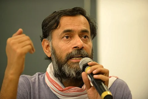 I: Farmers' organisations, led by Swaraj India president Yogendra Yadav, today slammed the BJP-led Union government's last full fledged budget. (File | AFP)