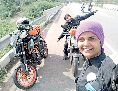 Amrutha Kashinath and Shubhra Acharaya at Salem