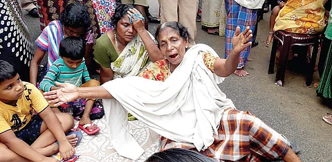 Relatives of a fisherman, who died at sea during Ockhi (File photo | EPS)