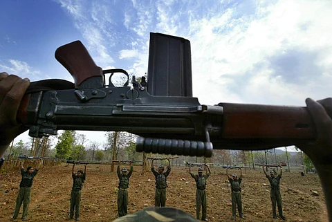 Image of maoists used for representational purpose only