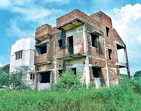 Half-built buildings lying idle due to CMDA’s failure to reclassify land |  Express