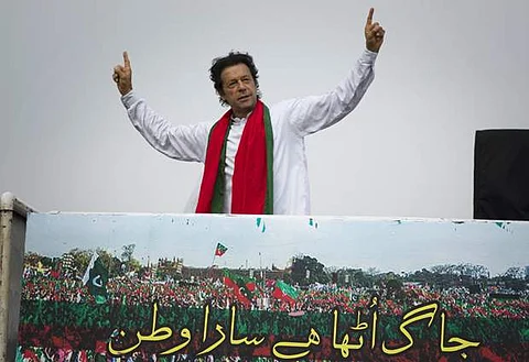 Will use 'any strategy' to defeat Nawaz Sharif's PML-N in polls: Imran Khan 