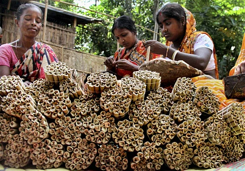 Tobacco output has come down to 8.05 lakh tonnes in 2016-17 from Rs 8.55 lakh tonnes in 2014-15 (File | PTI)