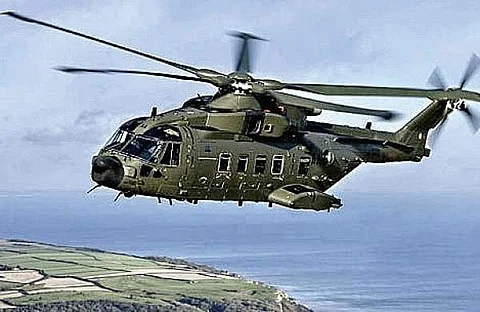 Image of the the AgustaWestland helicopter. (File)