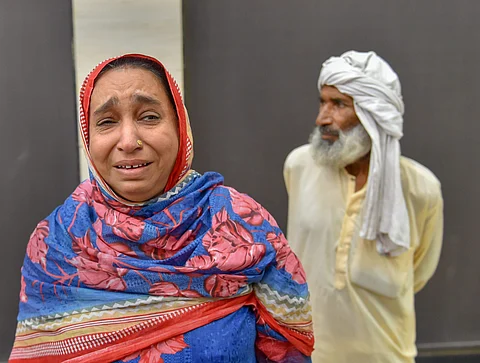 Najeeb Ahmed's mother Fatima Nafees (File | PTI)