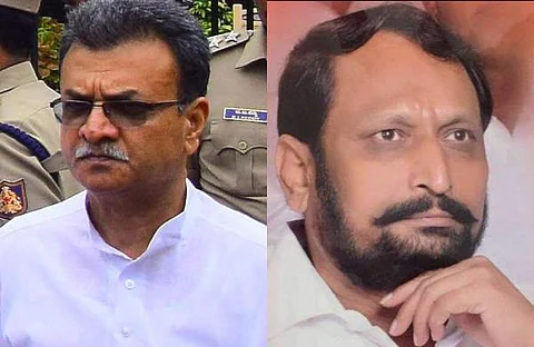 Mahesh Kumathalli (L) and Laxman Savadi