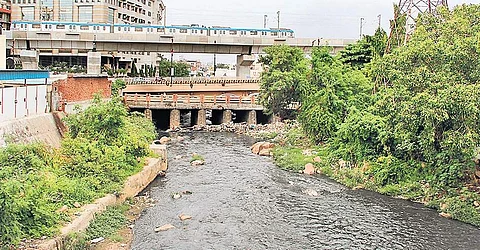 People living in the vicinity of Musi river are in a constant threat of not only skin but also long-term life threatening diseases. (File Photo | S Senbagapandiyan)