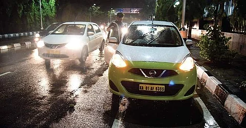 An Ola cab in Bengaluru.