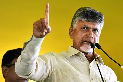 CEO going beyond brief, N Chandrababu Naidu tells EC