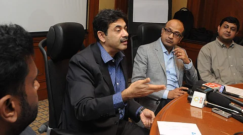 Jayesh Ranjan (left), secretary IT Electronics and Communication (File Photo | Sayantan Ghos, EPS)