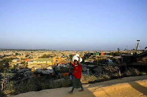 Image of Rohingya camp used for representation. (Photo | AFP)