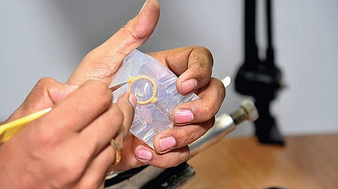 3D prototype in silicon mould