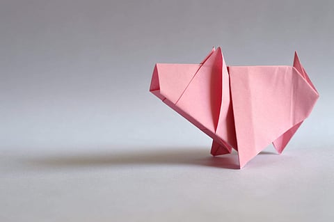 Image of origami art used for representational purposes only.