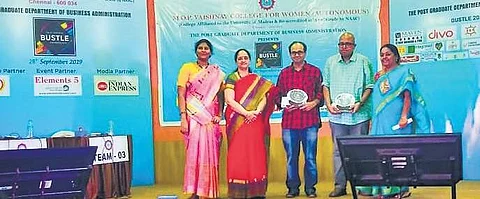 The event was organised by the MBA department