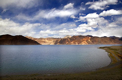 This Sept. 14, 2018 file photo shows Pangong Lake in Ladakh region, India. (Photo | AP)
