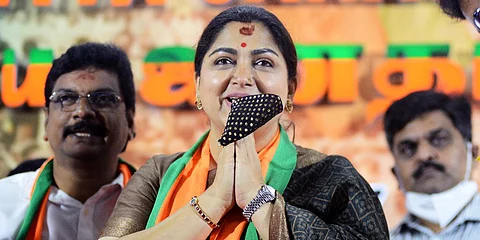 Actor-turned politician Khushboo Sundar. (Photo| Debadatta Mallick, EPS)