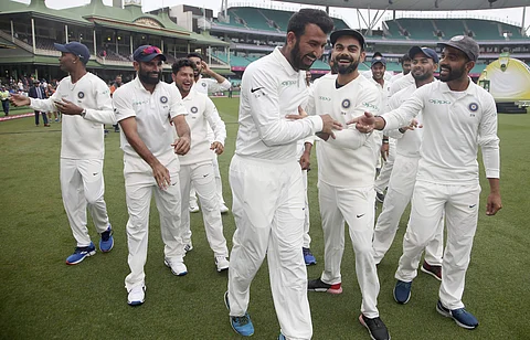India's test cricket team. (File Photo) | AP