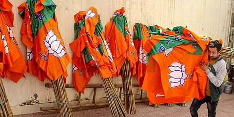 BJP Flags (Representational Photo | PTI)