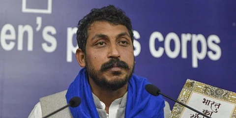 Bhim Army's Chandrashekhar Azad leads march against SC's order on reservation in Aurangabad