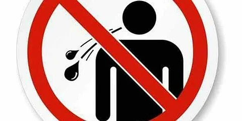 70 fined for spitting in public places