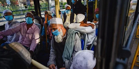 The Tablighi Jamaat members had attended a religious congregation at Nizamuddin in Delhi against the social distancing protocol amid the coronavirus outbreak. (Photo | PTI)