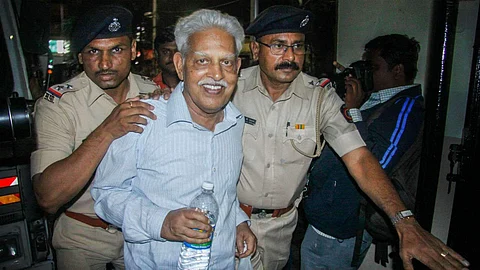 P Varavara Rao, one of the accused in the Elgar Parishad case. (File | PTI)