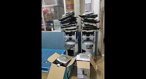 The marijuana that was intercepted from a courier flight at KIA on Tuesday | Express