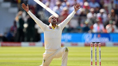 Australian spinner Nathan Lyon.