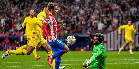 Antoine Griezmann gets red as Liverpool beat Atletico Madrid in five-goal UCL thriller