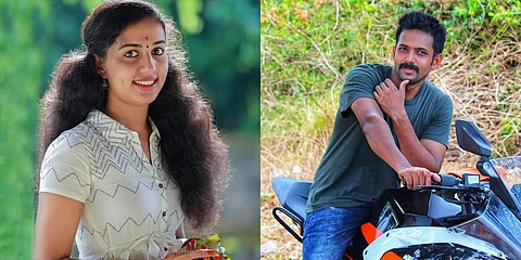 The victim Vismaya (L) and her husband Kirankumar. (Photo | Facebook)