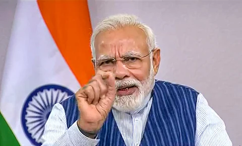 PM interacts with class 12 students, asks them to utilise time productively post exam cancellation