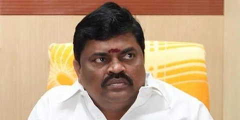 Former AIADMK Minister KT Rajenthra Balaji.