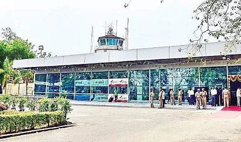 A file photo of Gannavaram Airport