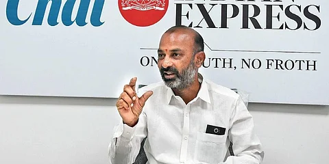 BJP leader Bandi Sanjay Kumar said Prime Minister Narendra Modi had been helping Telangana to excel in agricultural, trade, production and services. (File photo | EPS)