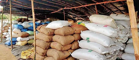 Image of Paddy sacks used for representational purposes only.