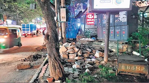 Footpaths in the city have no space for pedestrians | Express