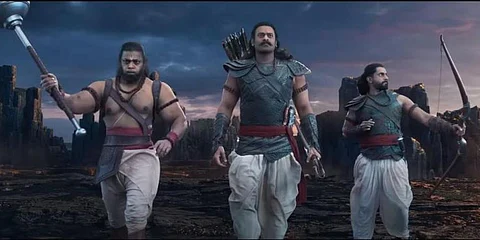 A still from Om Raut's movie 'Adipurush' (Photo | YouTube Screengrab)