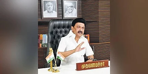 CM MK Stalin speaking at International Conference on Technical Textiles | Express