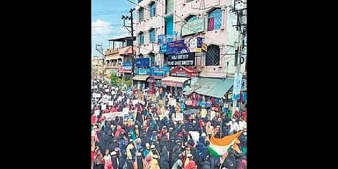 Rally by Muslim youth