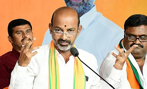 Union Minister of State for Home Affairs Bandi Sanjay Kumar