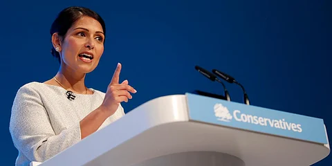 UK Home secretary Priti Patel. (File photo| AP)